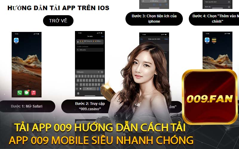 Tải app 009 Hướng dẫn cách tải
 app 009 mobile siêu nhanh chóng